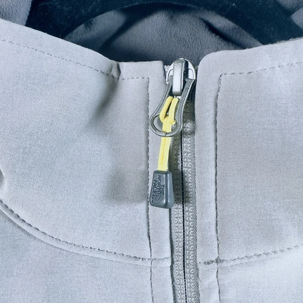 The North Face Jacket Men Small Apex Bionic Gray Softshell Windproof Lined